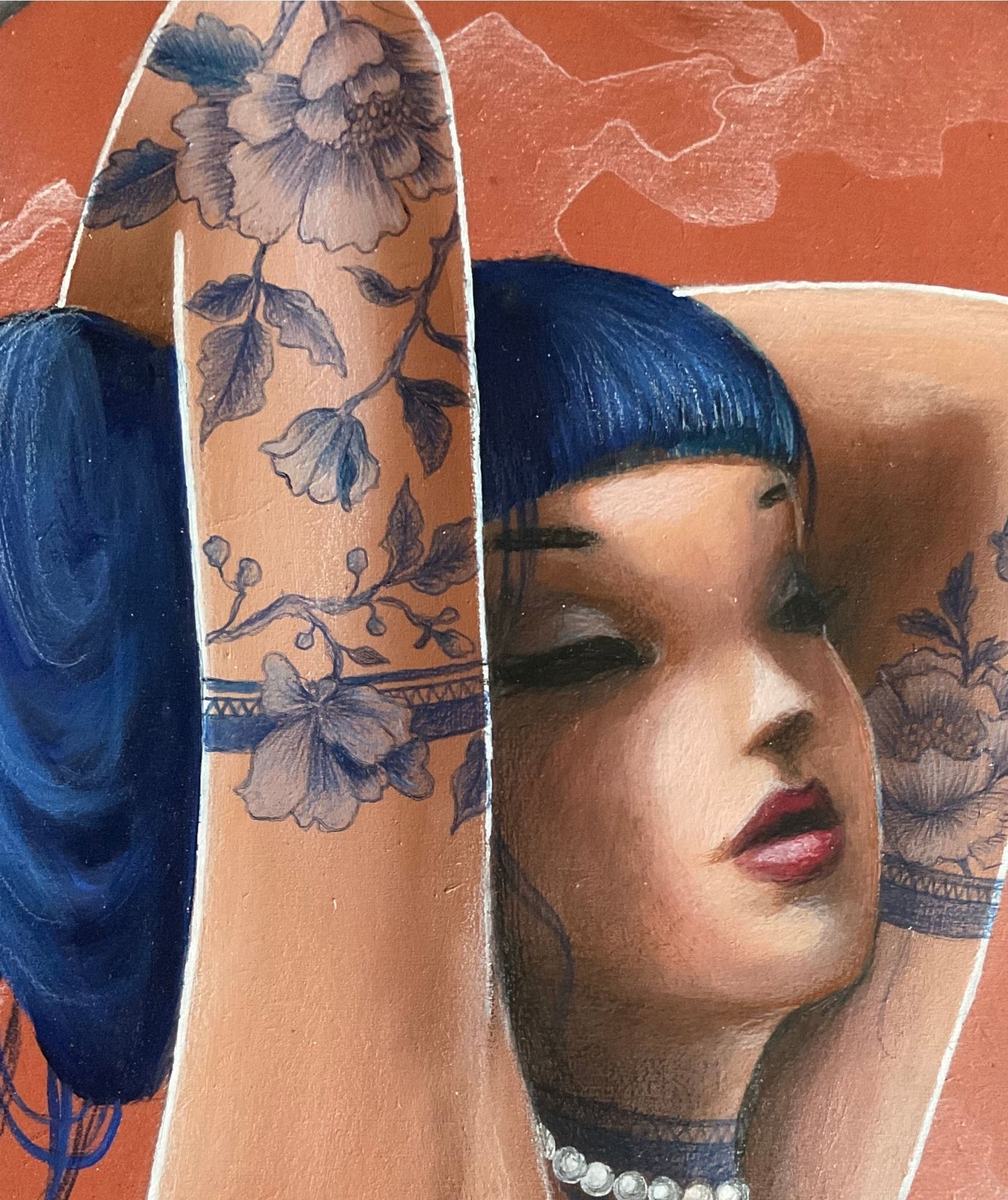 Blue Tattoo (tableau original)