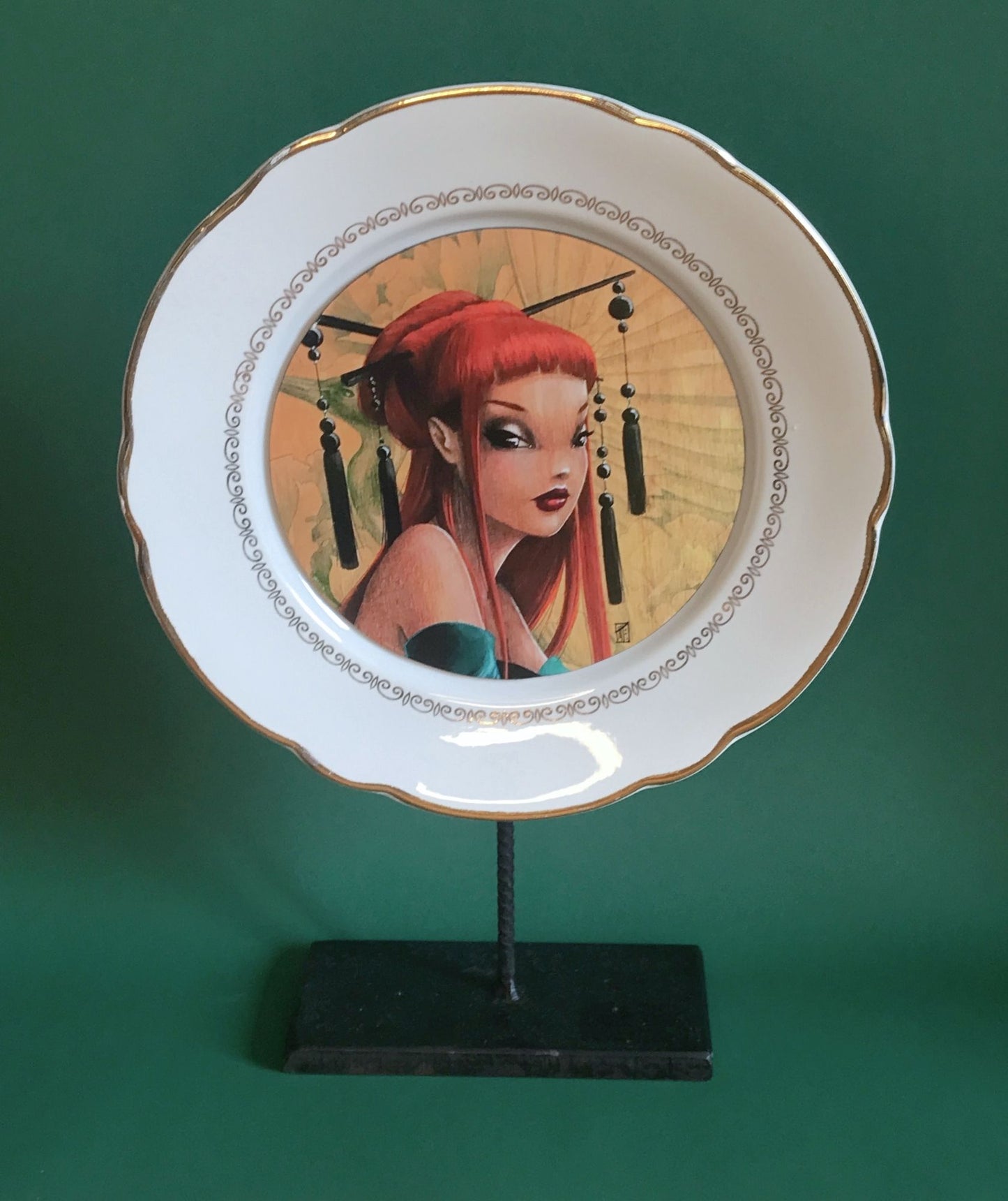 Assiette «Japan girl»